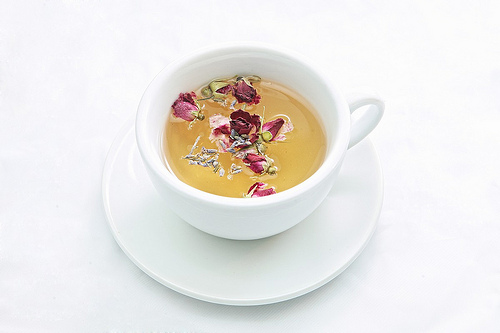 Lavender Rose Flower Tea